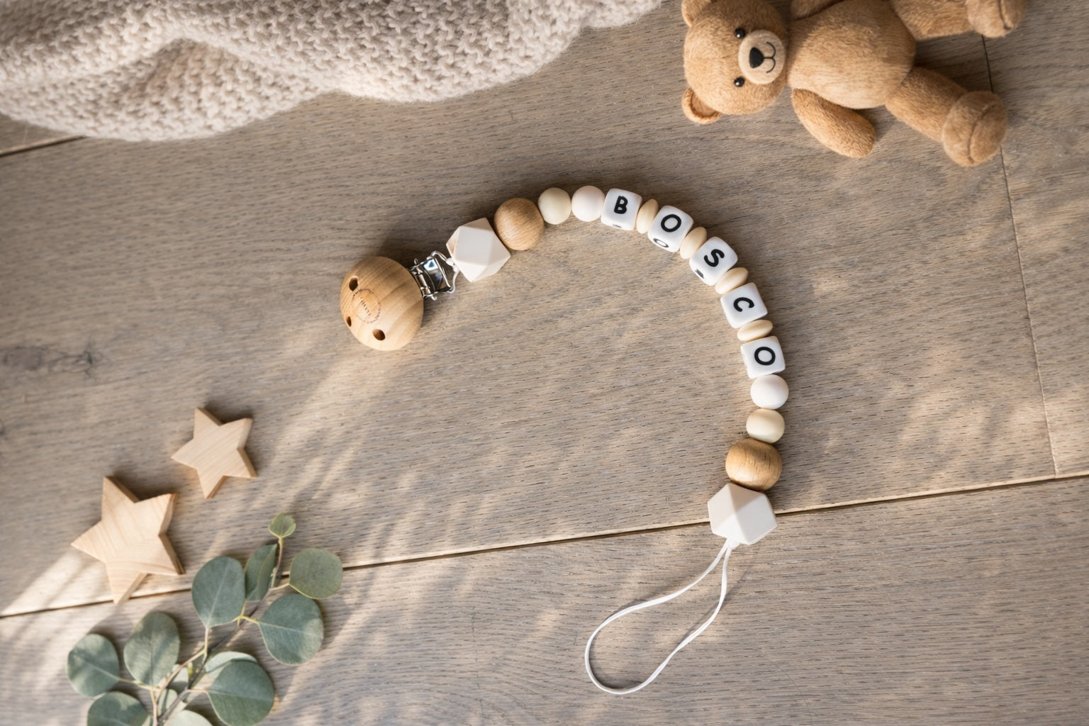 Chupetero Personalizado Ivory